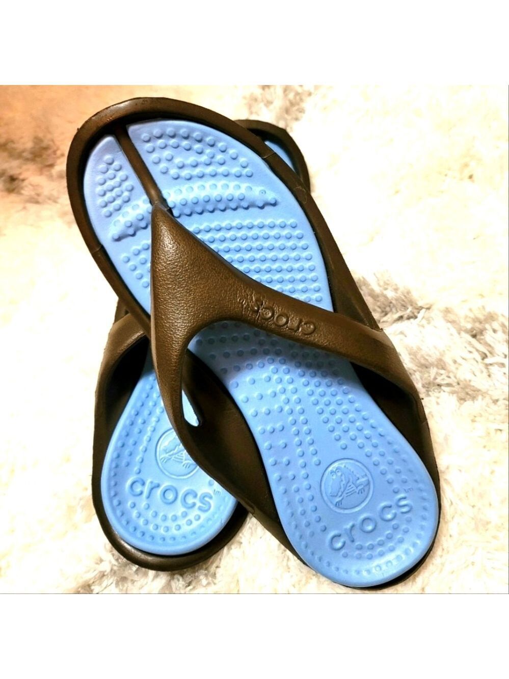 Crocs Men Women Synthetic Flip-Flops Unisex